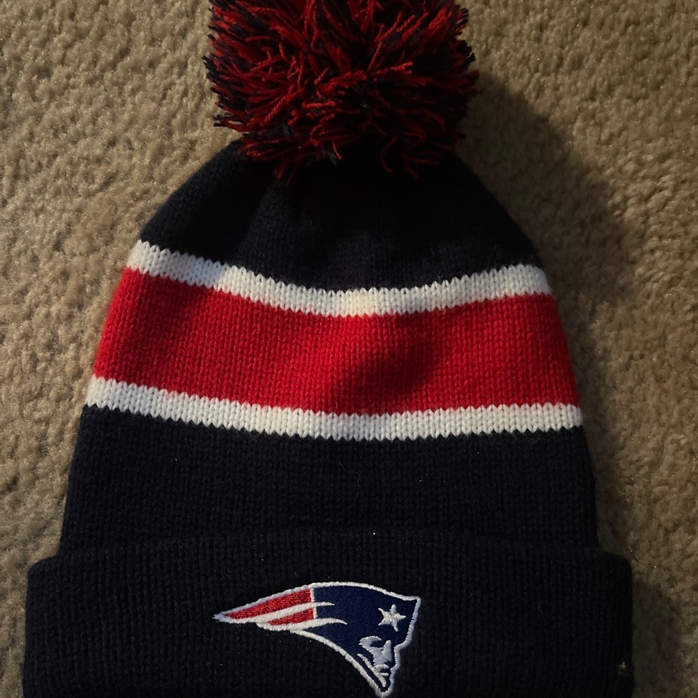 Patriots Pom Beanie